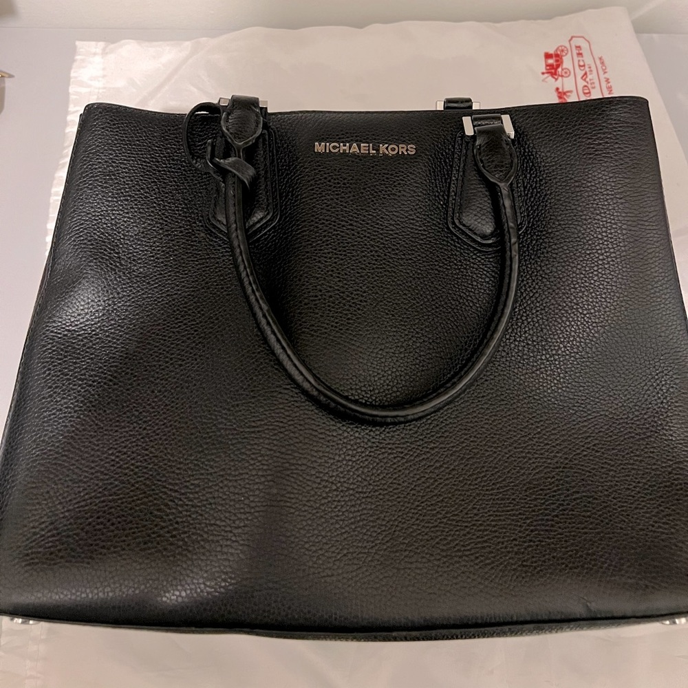 Black coach purse